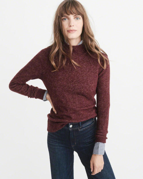 Mock Neck SweaterAbercrombie & Fitch$43.50www.abercrombie.com