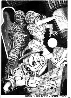 johnbyrnedraws:  Howard the Duck #7, Pin-up