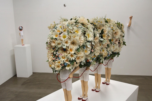 more pieces here: http://tezukayama-g.com/en/yoshiyuki-ooe-solo-exhibition-plaixprei-exhibition-view