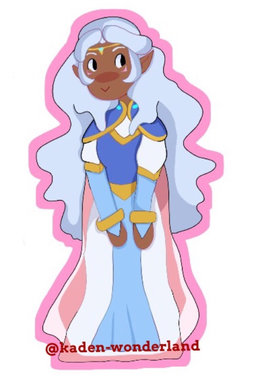 kaden-wonderland:Little Allura sticker! //do not interact if you’re an anti//