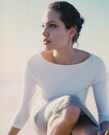 Angelina for Allure’s cover issue in March 1999, photos by Robert Erdmann“If