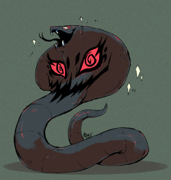 leafie-draws:   Fabuloussss ( ⓛ` ᆺ ´ⓛ ) !I really wish Arbok had special markings and abilities like in the manga wehh  