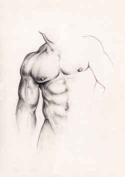 Strength - Pencil drawing on paper, 2006. Art by Drawfellas