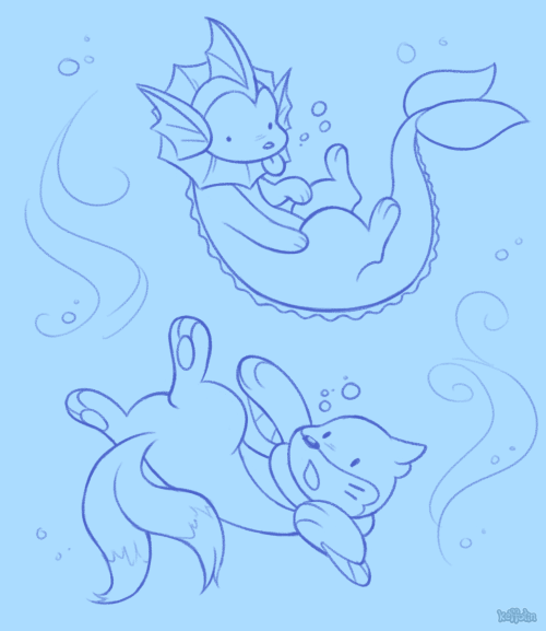 deffokeffo:couple of lil water buddies from a stream :)
