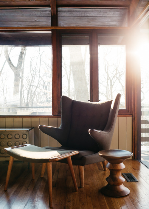 brianwferry: The Wood House, January 2016. I photographed this midcentury ranch home that’s being re