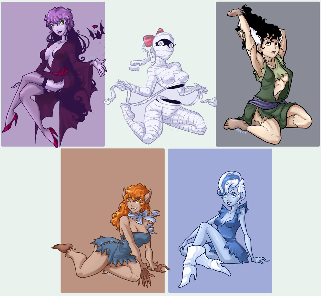 villainouscenobite:  The girls from Scooby Doo and the Ghoul School all grown up.