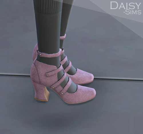 Daisy-Sims Becky Chocolat Opera lolita shoes V1+V2Creator: BeckySims4模拟人生4shoes鞋子【DOWNLOAD】下载： patre