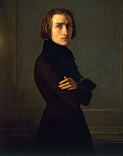 androphilia:  Franz Liszt By Henri Lehmann,