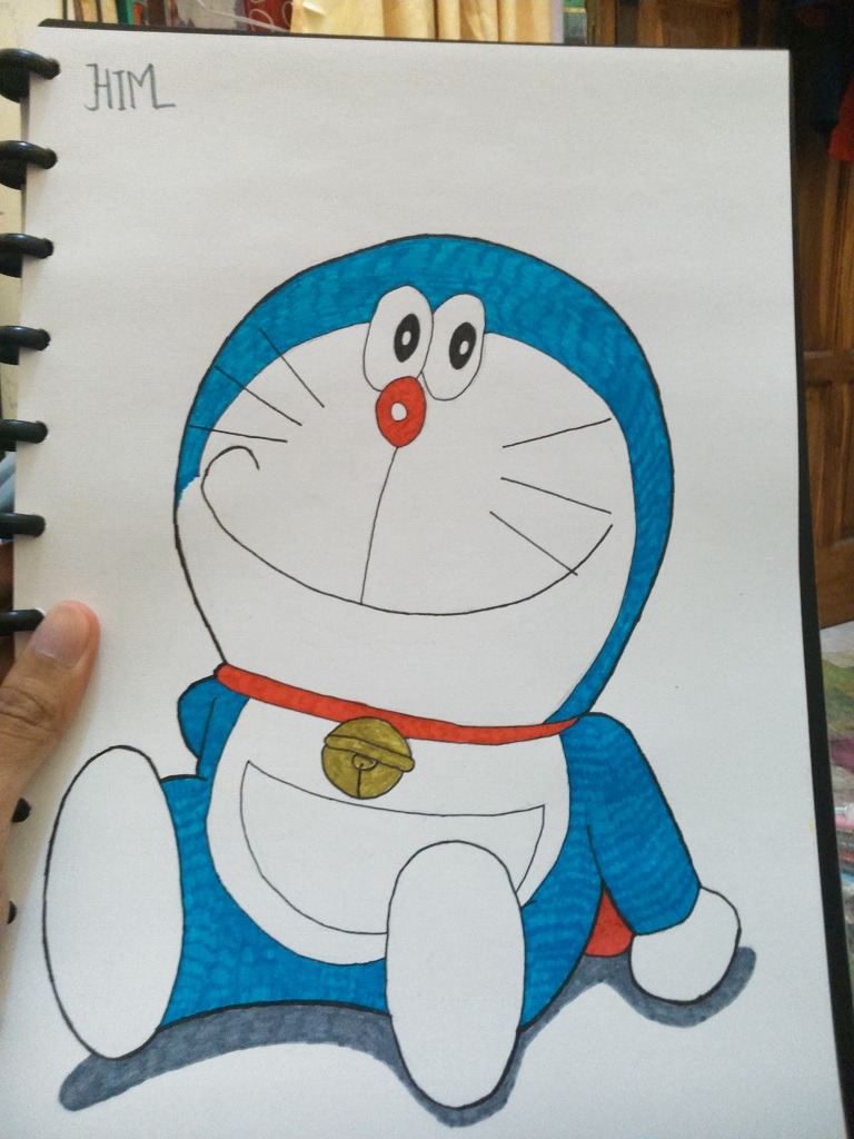 How to Draw Doraemon  Easy Drawing Tutorial For Kids