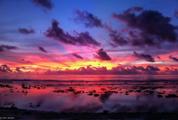 travelingcolors:  Sunrise in Paradise | Nauru (by Hadi Zaher)