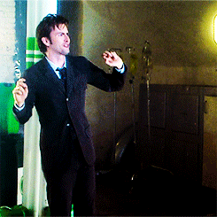 timeandspacegifs:the world doesn’t end because the doctor dances 