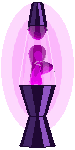 pixel art of a purple lava lamp