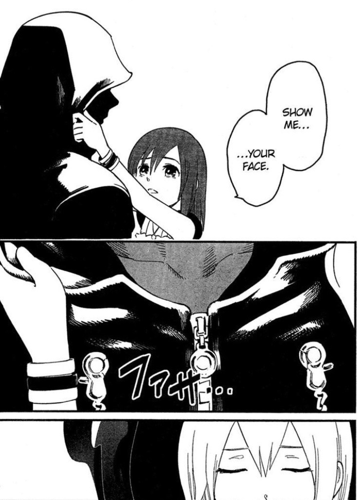 nativehueofresolution:  riku and kairi’s reunion from the kh ii manga