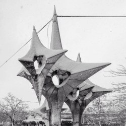 socialistmodernism:  Monument near Sergiu Celibidache’s Park (formerly Alexandru Moghioros Park) Drumul Taberei Neighbourhood, Bucharest, Romania. © BACU #socialistmodernism 