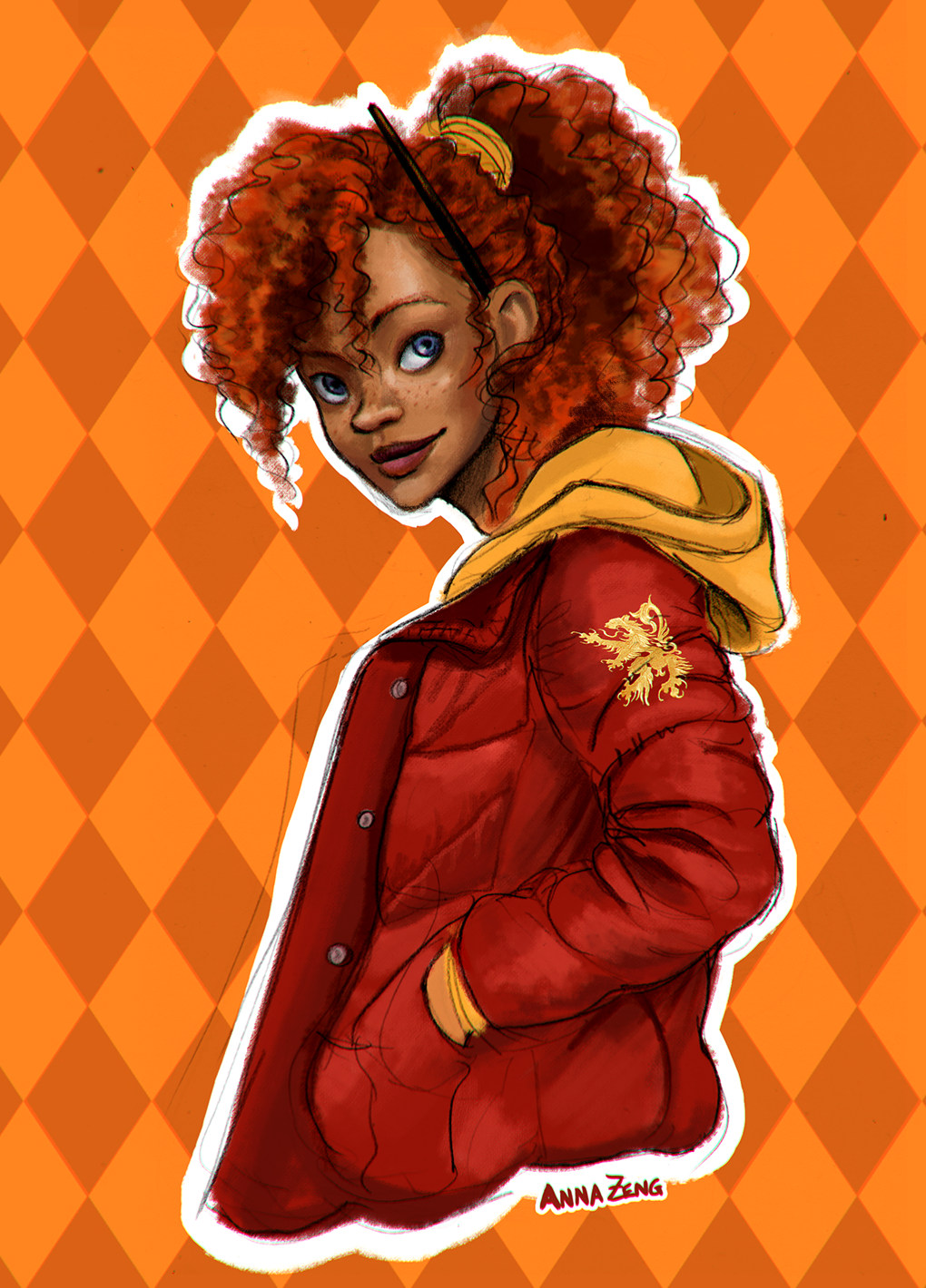 Full-Color Fantasy — annazeng-art: Rose Weasley, Relentlessly...