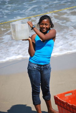 schomburgcenter:  &ldquo;Afro-Mexican girl at Punta Maldonado.&rdquo; The Costa Chica of Guerrero, Mexico has the largest population of Afro-Mexicans. Join journalist Maria Hinojosa at the Schomburg on November 6. For more information, visit Voices from