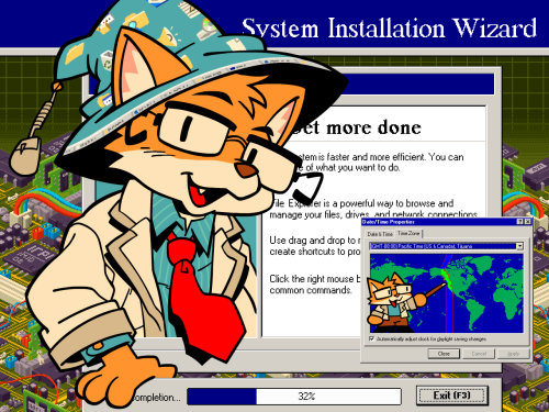 raymodule:the fabled SYSTEM INSTALLATION WIZARD of yore…