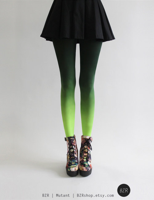 sosuperawesome: Ombre tights by BZRshop on adult photos