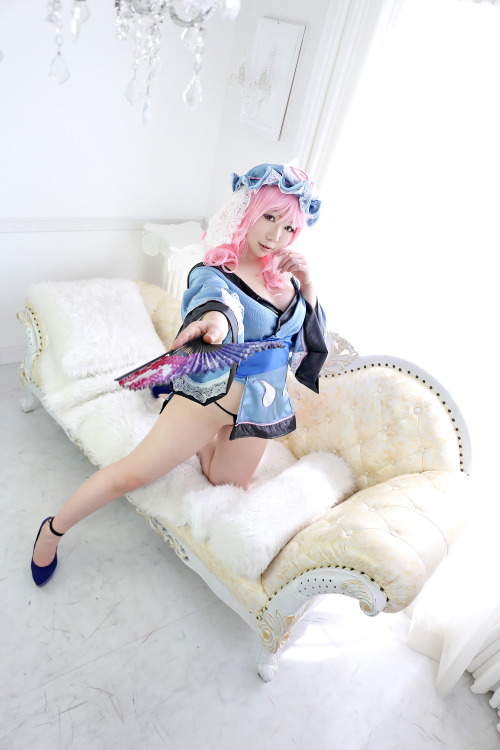 Touhou Project - Yuyuko Saigyouji (Race Queen) [Higurashi Rin] 1-3
