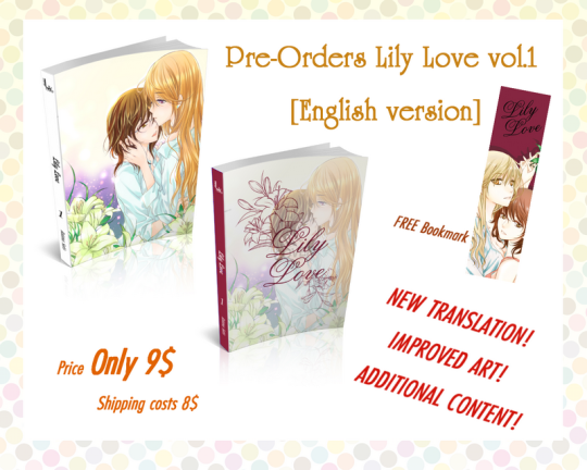 AND NOW… NEW PRESENT ONLY FOR PREORDERS!LILY LOVE BADGE   5.8CM>>> Order your volume today!! *click* <<<Detailed information about edition here  Pre-orders are open UNTIL JULY 31st 2016! —If you have any questions write