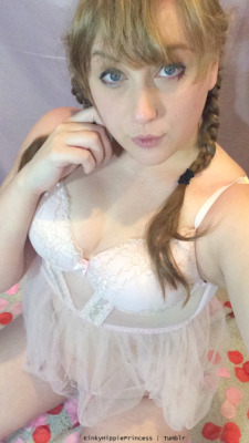 kinkyhippieprincess:  New lingerie makes me feel like a princess | Spoil Me | Cosplay Wishlist | ELM&lt;3 please leave caption in tact or you will be blocked &lt;3 