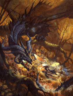 dailydragons:  Dragon’s Lair by Ralph Horsley
