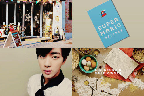 minpuffs - District!AU - Seven shops, seven owners, all of them...