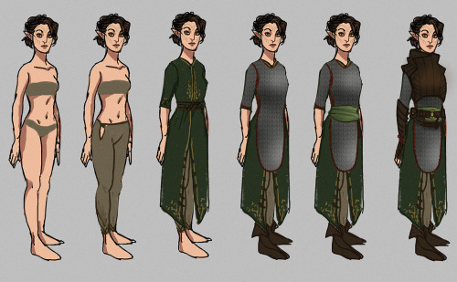 papercrow:i felt like redesigning merrill’s outfit (older merrill, maybe around DA:I?). mostly becau