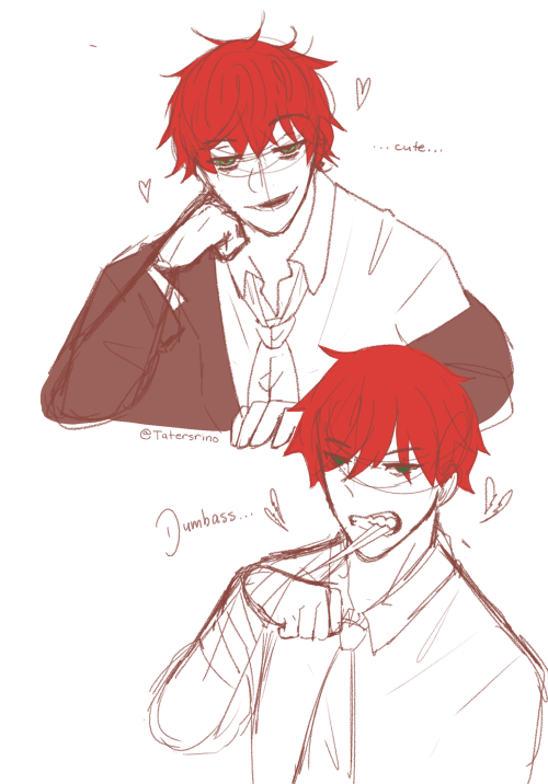 Sketches Of Matthew, Pierce And Raven From @ Leo-interactive-fictions IF Triaina Academy