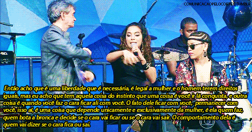 garota-tropicalia:  Pitty debate com Anitta sobre machismo e comportamento masculino