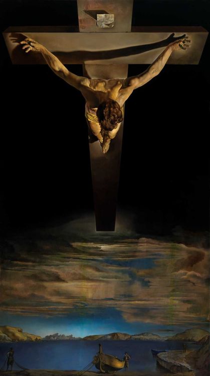 sakurabreeze:  “Christ of St John of the Cross” by Salvador Dalí