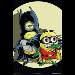 #Minions #Despicableme #Batman #Robin #Dccomics