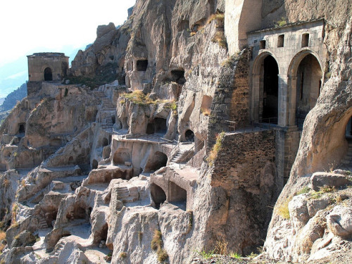 odditiesoflife: The Mysterious Cave City and Monastery of Vardzia, 1185 AD One of the most little kn