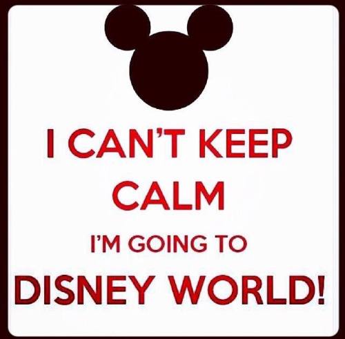 In approximately twelve hours I’ll be leaving for Disney! I’m packed and ready to go and