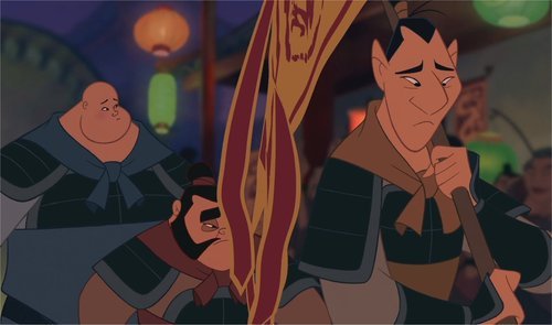 the-ice-castle:  You know, one thing i like about Mulan is how Yao, Ling and Chien Po don’t really seem to care about the fact that Mulan is a girl. I mean, when they find out, they are visibly perplexed  But even so, they rush and try to help her when