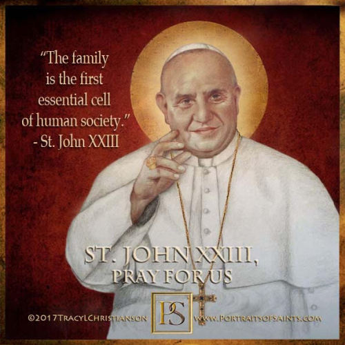 portraitsofsaints: Happy Feast Day Pope St. John XXIII1881-1963Feast Day: October 11Patronage: Papal