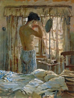 nelsoncarpenter:  mrsramseysshawl:  Edward Seago (1910-1974), The East Window