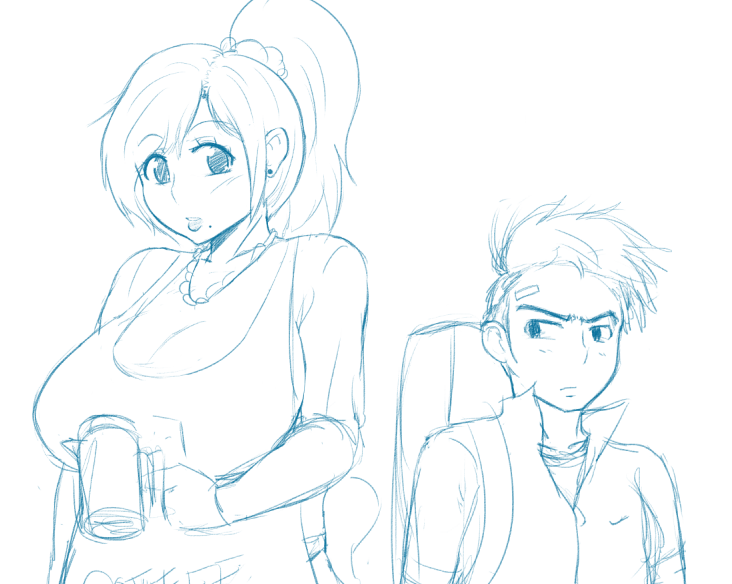 rozencruzart:  I have no idea how I managed to draw anything at all, but here’s