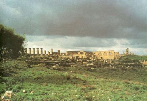 Roman ruins of Tolmeitha, Libya.