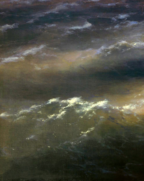 AIVAZOVSKY, Ivan (1817-1900)The Black Sea (details, inv.)1881Oil on canvas, 149 x 208 cmTretyakov Ga