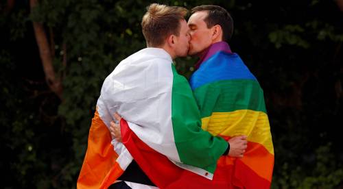 sansastark:  IRELAND SAYS AN OVERWHELMING YES  TO GAY MARRIAGE!!!!I AM SO PROUD TO BE IRISH TODAY, WE ARE A COUNTRY THAT HAS ALWAYS BEEN MOCKED BY OTHERS AS FANATICS WHO DON’T KNOW HOW TO SEPARATE CHURCH FROM STATE AND THIS IS WHAT HAPPENS WHEN YOU