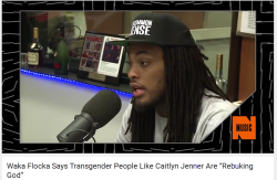 dynastylnoire:  thepoorgroomsbrideisawhire:  flyandfamousblackgirls:  Contrast can be so beautiful…”…And IN THAT ORDER!”   why are thugs judging someone?  Trans people are rebuking God but God is cool with Flocka coming out his lane to persecute