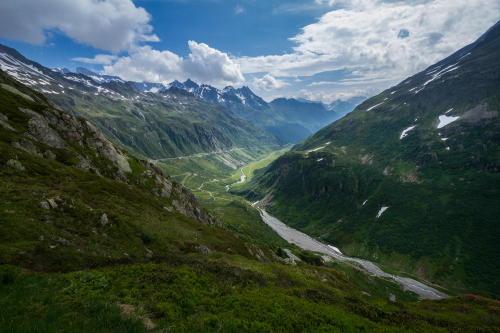isawatree:Swiss Valley - Looking down the valley at Wassen, Canton of Uri, Switzerland by Jason Smit