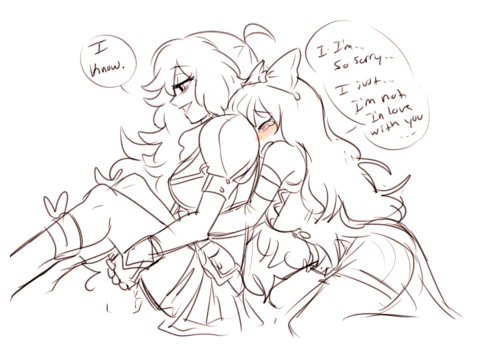 quick yang+blake comic inspired by a sad dream i had last night ‘ n ‘(if u