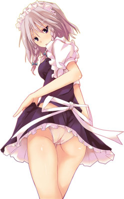 ecchipantsu:  咲夜さん。 (Sakuya-san.) by Rikudou Inuhiko 