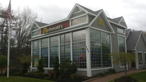 sexhaver:we found the classiest mcdonalds ever it didnt even have a drive thru