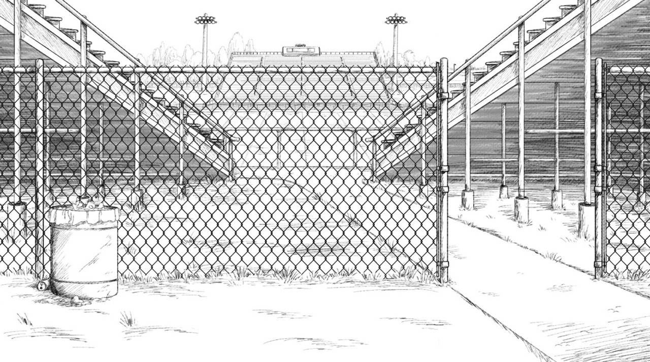 clarkesnyder:  Background layout designs by Clarke Snyder for Cartoon Network’s