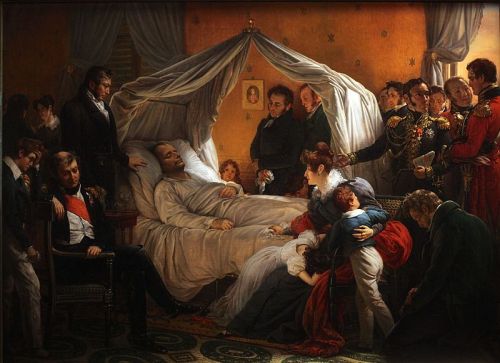 The death of Napoleon by Charles von Steuben Napoleon died 200 years ago, on May 5, 1821, on the rem