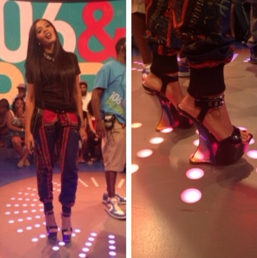 angela-iam:  Love my shoes from yesterday’s 106 look! 