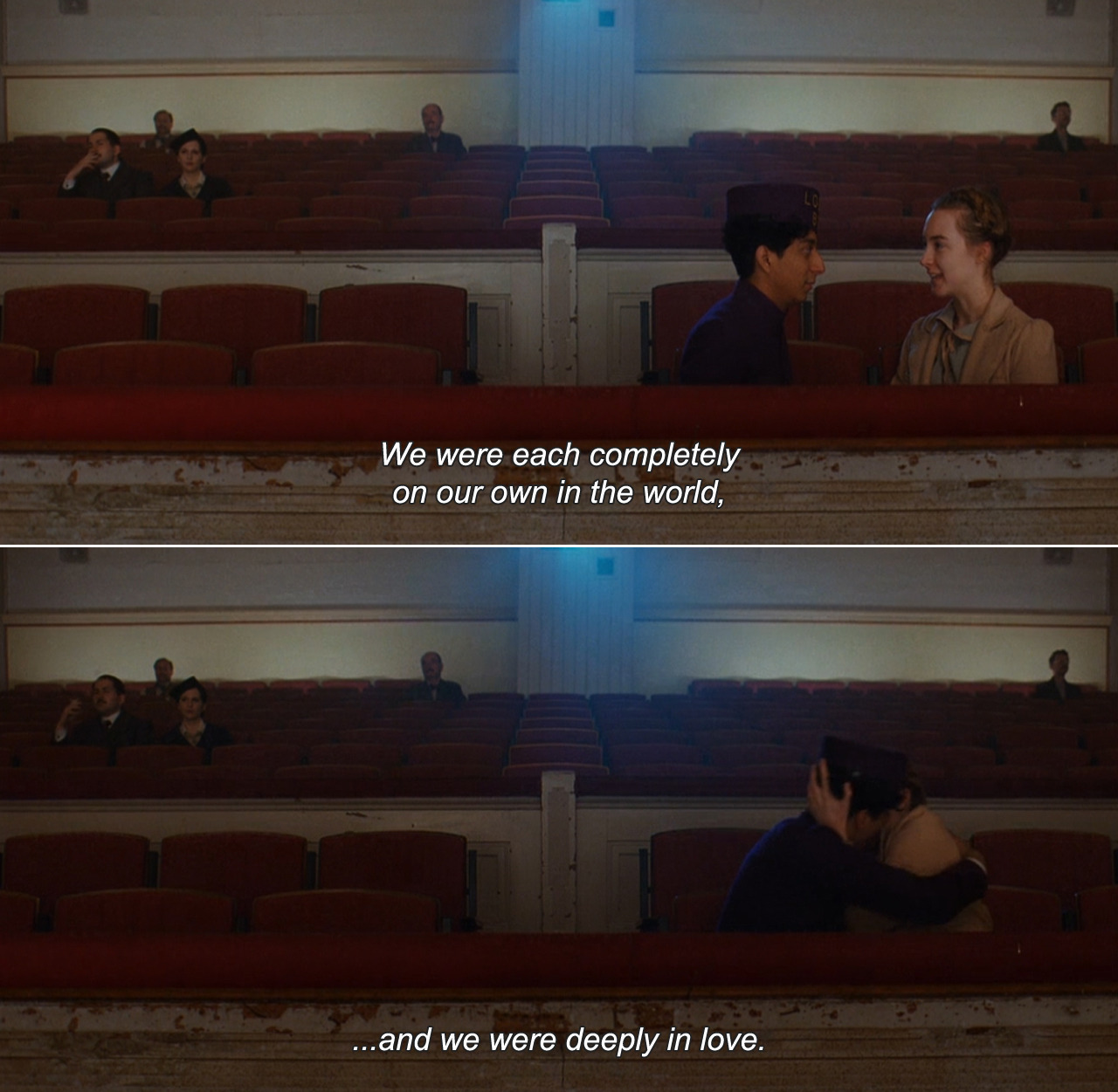  ― The Grand Budapest Hotel (2014) Zero: We were each completely on our own in
